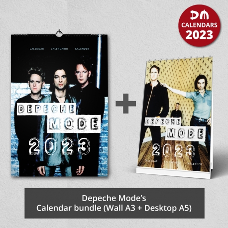 Paquete Depeche Mode Calendar 2023 (pared + escritorio)