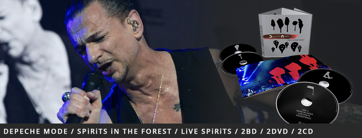 Depeche Mode / SPiRiTS iN THE FOREST / LiVE SPiRiTS - 2BD / 2DVD / 2CD